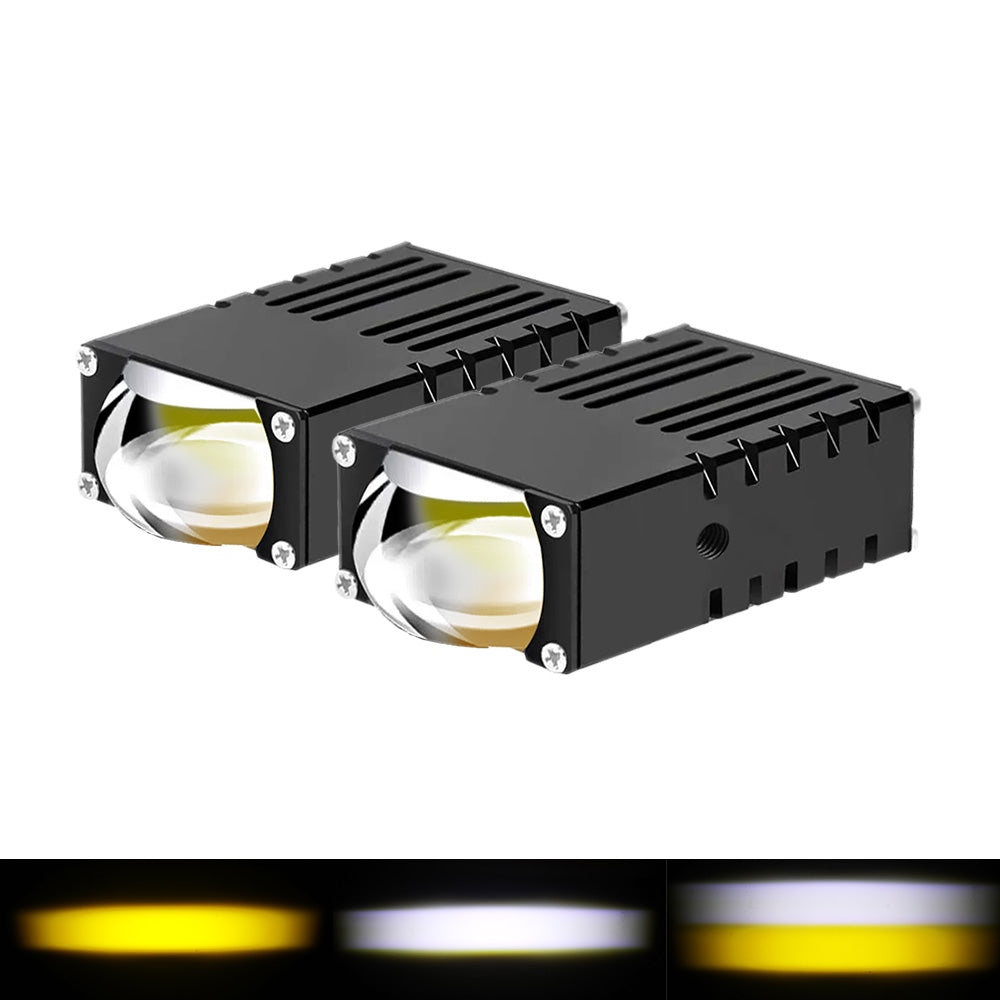 Ultra-Thin Dual-Beam Projection Lens Grille Light – For Vehicles